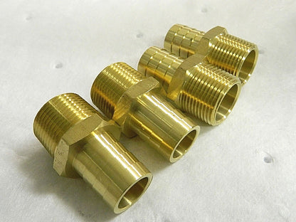 Jupiter Pneumatics Brass Hose Barb Male NPT Connectors Qty 4 2750006040JP