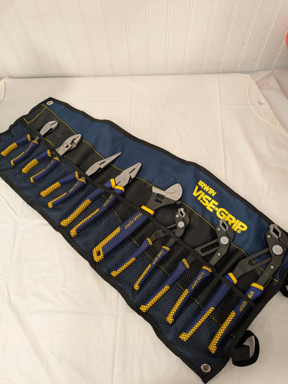 Irwin Plier Set: 8 Pc, Assortment Comes in Tool Roll 2078712