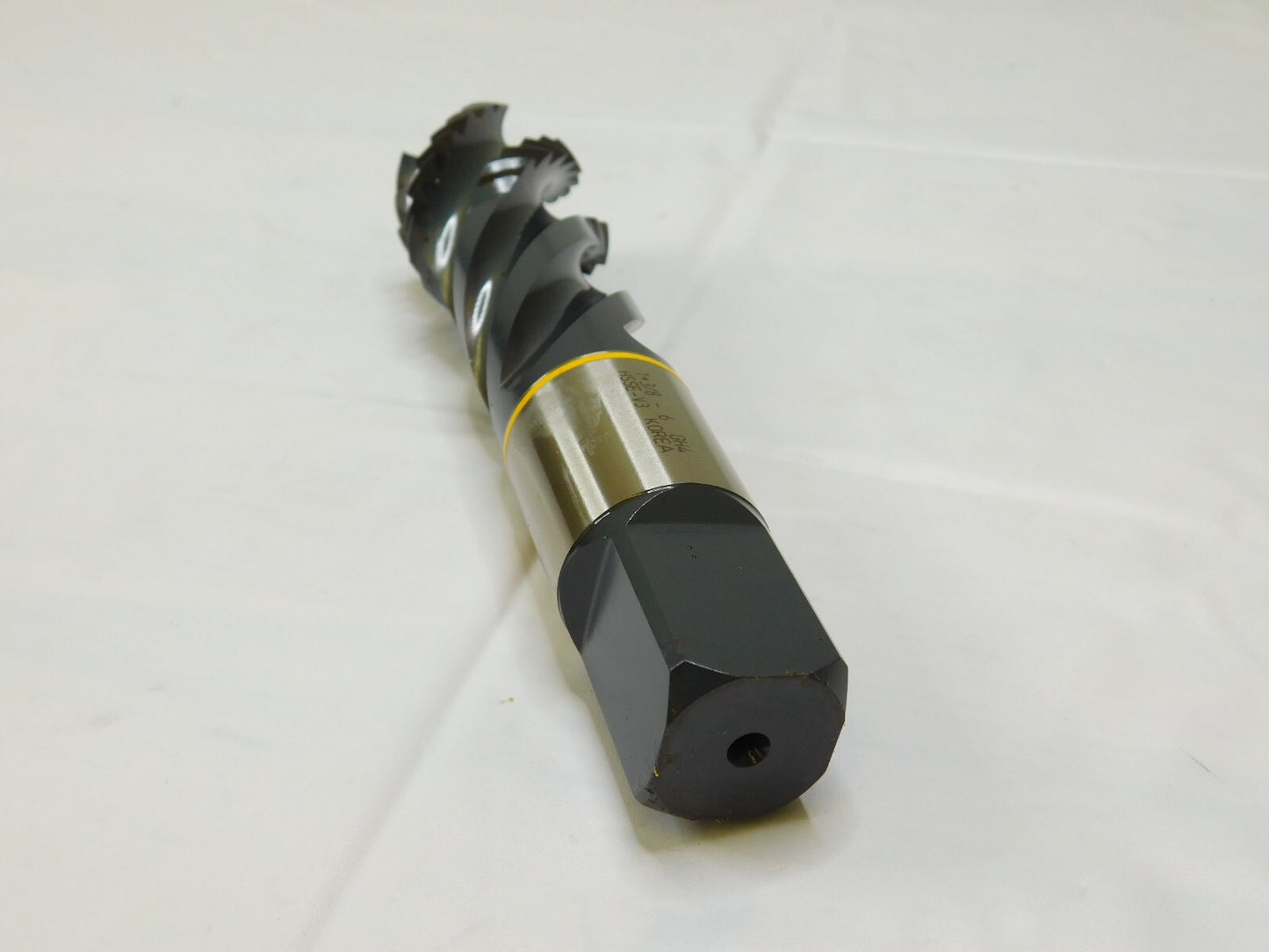 Spiral Flute Tap Yellow Ring HSSE-V3 1-3/8"-6 GH4 x 6" OAL 4FL 71169556