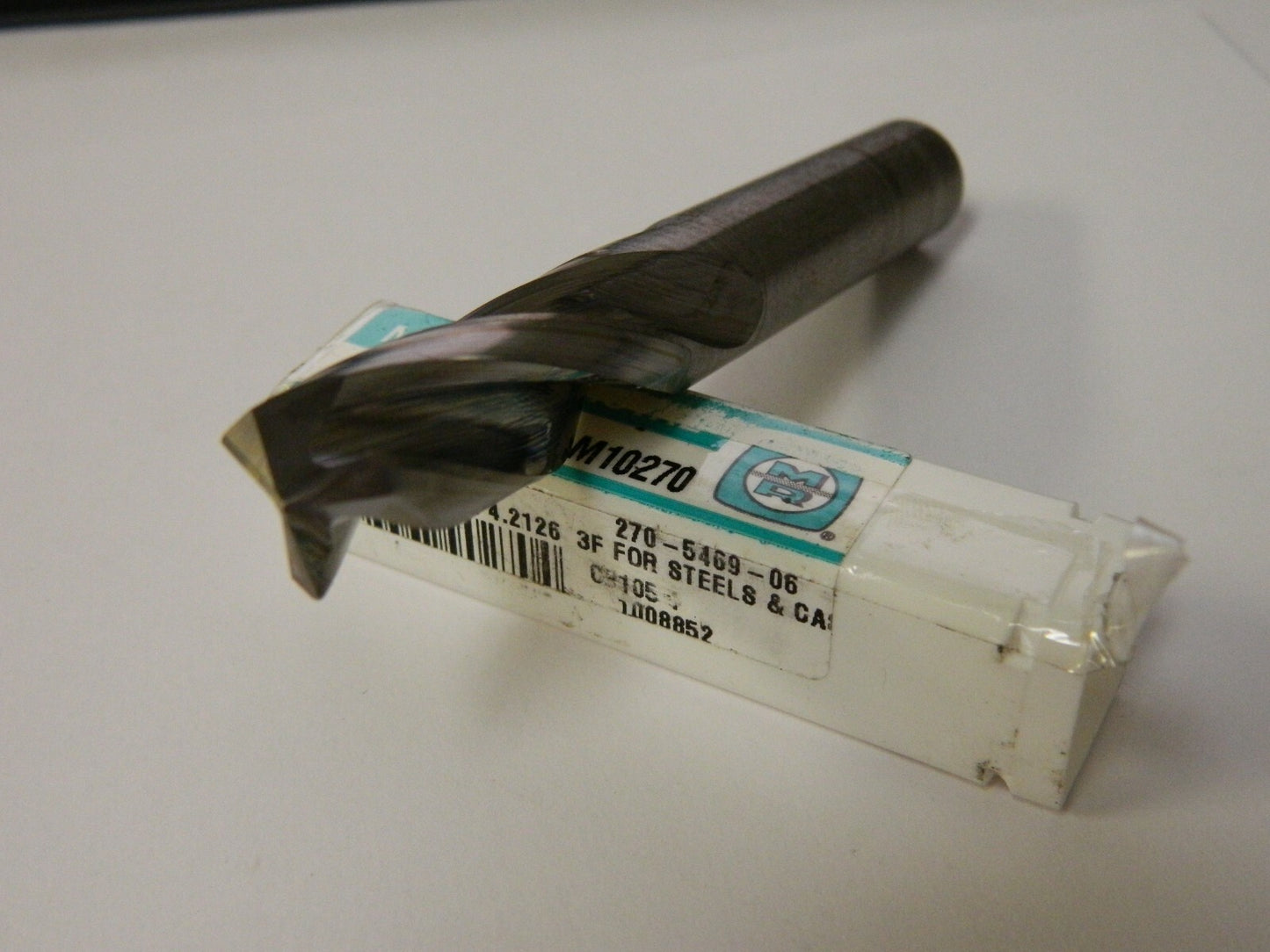 Metal Removal Carbide Drill 0.5469" X 2.126"  X 4.216" 3-Flute  M10270