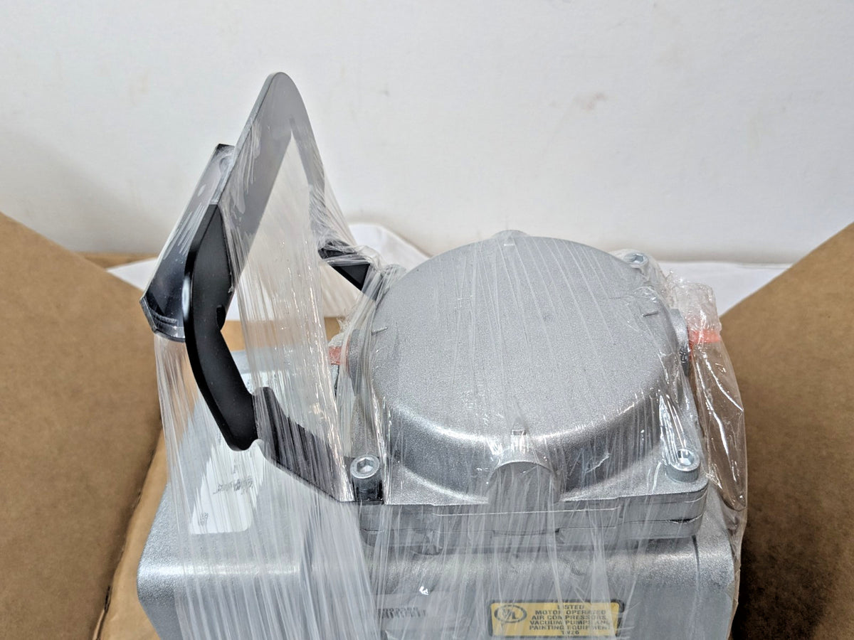 Gast Diaphragm Compressor Vacuum Pump 1/8HP 115V AC 60PSI DOA-P709-AA