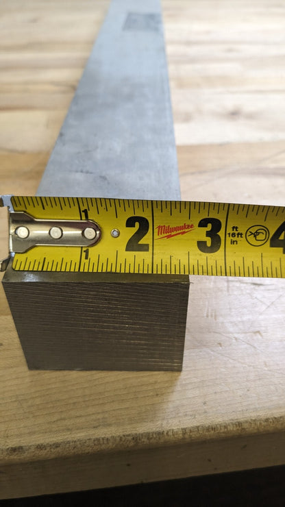 DRTS A2 Air-Hardening Flat Stock 2 x 2.5 x 28.5" +/- .5" L Tolerance 86463551