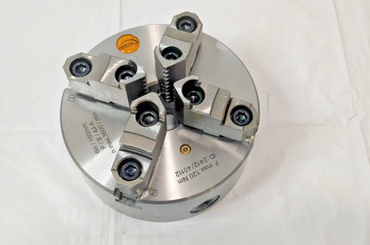 Hertel 6" Semi-Steel 4 Jaw Self-Centering Lathe Chuck Plain Back 1-203-0600