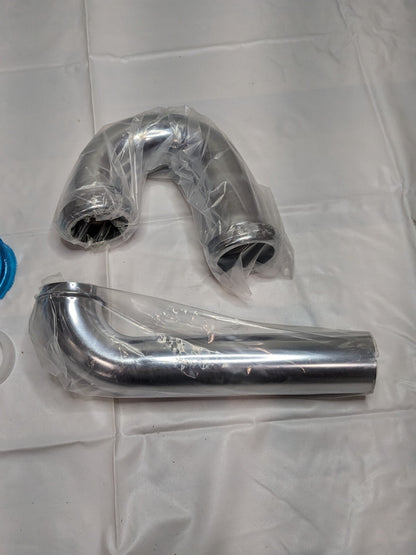 JB Products Less Cleanout W/Low Flange P-Trap CP1-1/2" 17GA 105