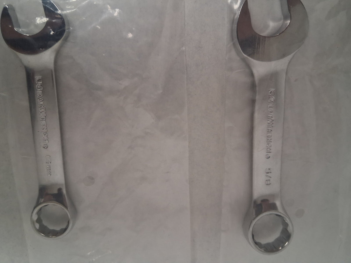 Gearwrench 10-19mm Combination Wrench Set MISSING 2 Pieces 81903