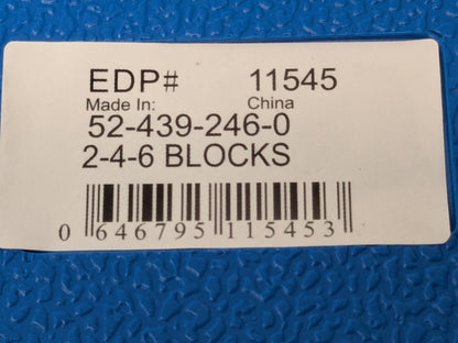 Fowler 2-4-6 Block 0.0003 Squareness Hardened Steel 52-439-246-0