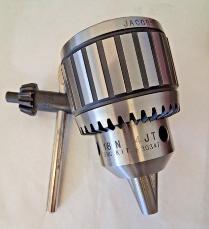 Jacobs Drill Chuck 1/8 to 3/4" Capacity Tapered Mount 18N-4JT 30233