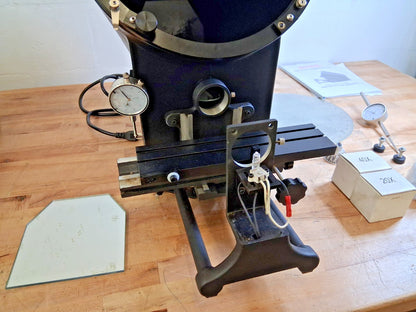 SPI Optical Comparator 12" Screen Dia FOR PARTS/REPAIR 10x20 12-526-0