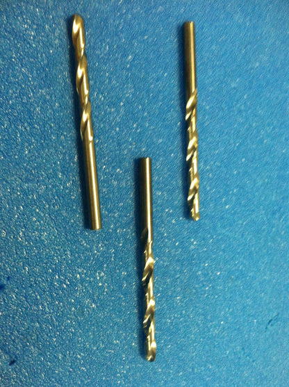 Hertel #79892279 No.17 118° Bright Finish Carbide Jobber Drill Lot of 3