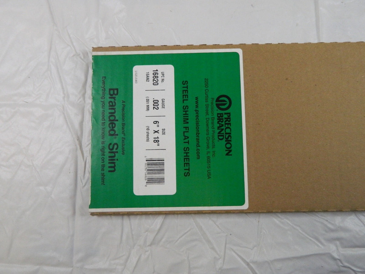 Shim Stock: 0.002'' Thick, 18'' Long, 10pk , 1008/1010 Low C