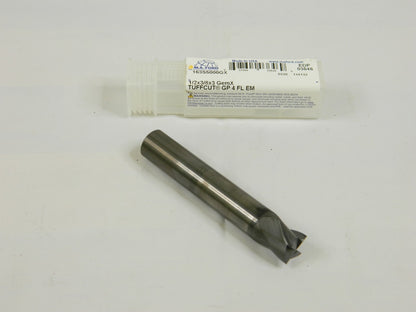 M.A. FORD SC Square End Mill 1/2 Dia, 3/8 LOC 3 OAL, 4 FL 1/2'' Shank