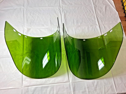 Paulson High Temp/Impact Face Sheild Window Green QTY2 2120010