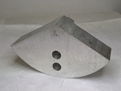 Set of 3 Abbott Aluminum Pie Jaw for 10" Lathe Chucks 1.5mm x 60 Serrated KTT10P