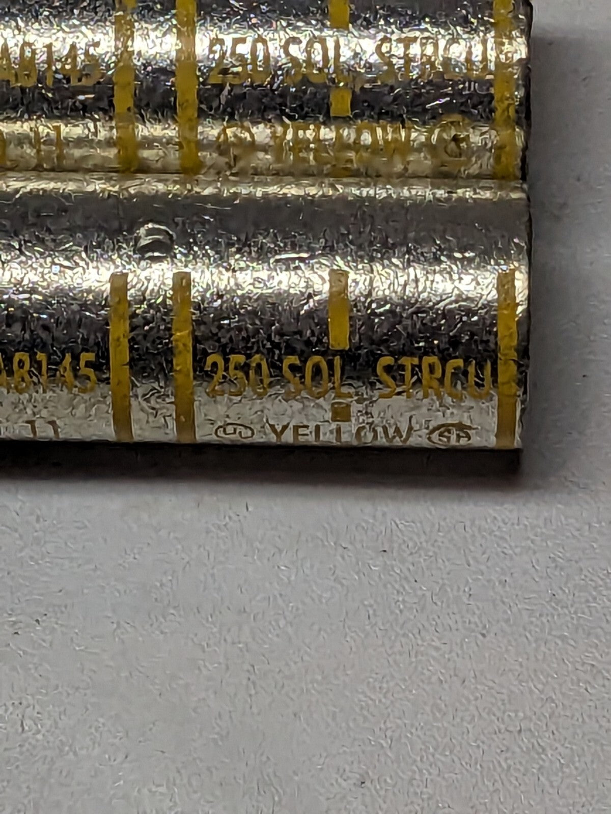 ILSCO Butt Splice Terminal Yellow Die NO 11, 250 SOL Qty 2 A8145