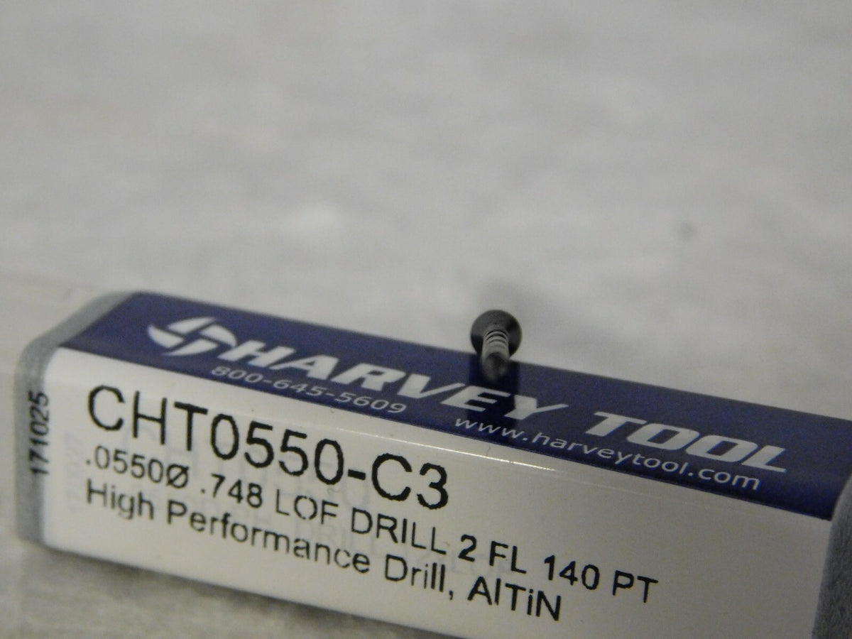 Harvey Tool High Performance Drill CHT0550-C3 171025
