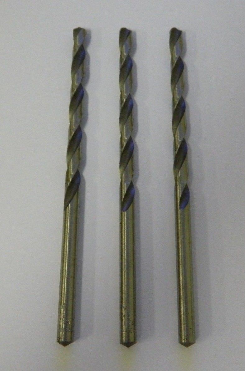 Superior 01409135 Size M Hss Straight Shank Taper Length Drills Qty. 3 USA