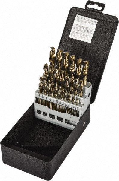 Precision 29 Pc Twist Drill Screw Machine Length Drill Bit Set 78582715