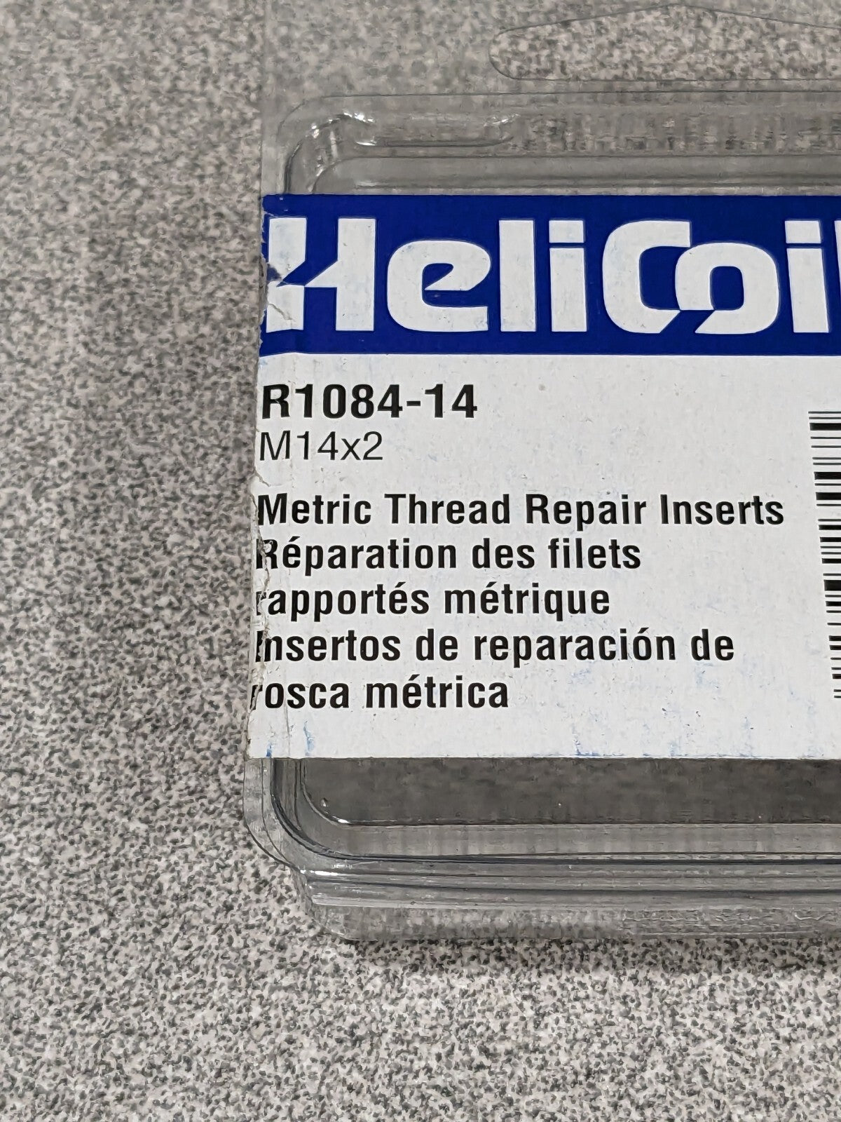 HELI-COIL Free Running Insert: M14 x 2, 21 mm OAL Qty 6 R1084-14