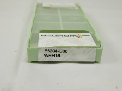 Walter Carbide Milling Insert P3204 D08 WHH15 Qty 7 5836929