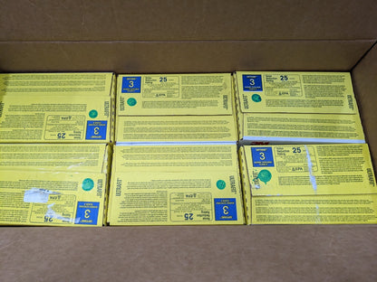 3M Earplugs 25 dB, Foam, Flanged, Push-In Stem, Corded Qty Approx 300 7000002322