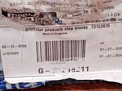 Gibraltar Steel Step Blocks 2 Pieces 3-1/2 to 9" Height Adjustment 73153835