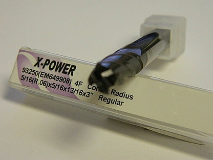 YG 5/16" Dia x 5/16" Shank x 13/16" LOF  3" OAL 4 FLCarbide EndMill Qty 2 93250