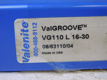 Valenite Grooving Turning Toolholder LH .118 -.130 1 Shank Dia 5 OAL 58396