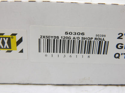 TRU-MAXX 2" x 50 Yd 120 Grit Aluminum Oxide Shop Roll 50306