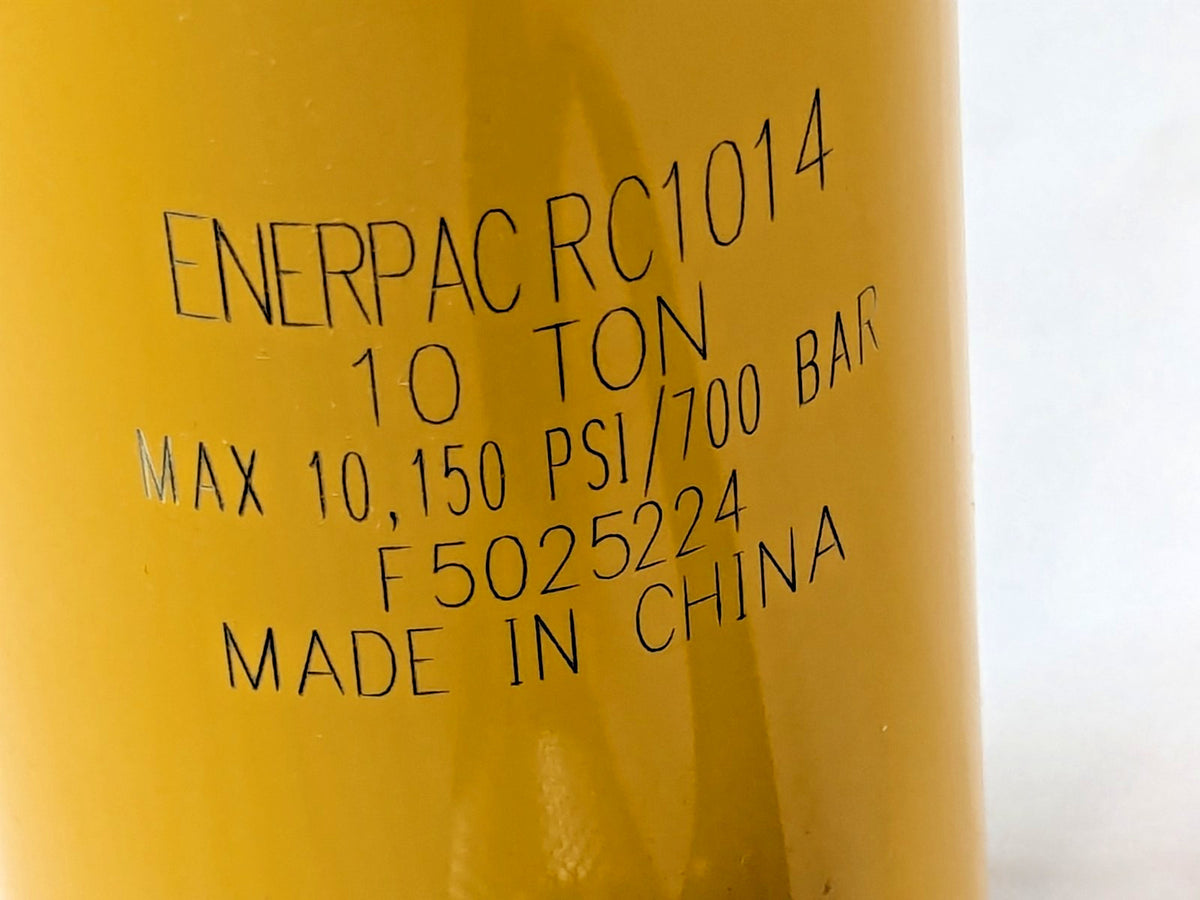 Enerpac Portable Hydraulic Cylinder Single Acting 11.2 Ton 14" Stroke RC1014