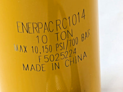 Enerpac Portable Hydraulic Cylinder Single Acting 11.2 Ton 14" Stroke RC1014
