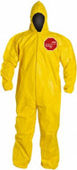Dupont Chemical & Abrasion Protection Coveralls QTY12 SizeXL QC127BYLXL001200