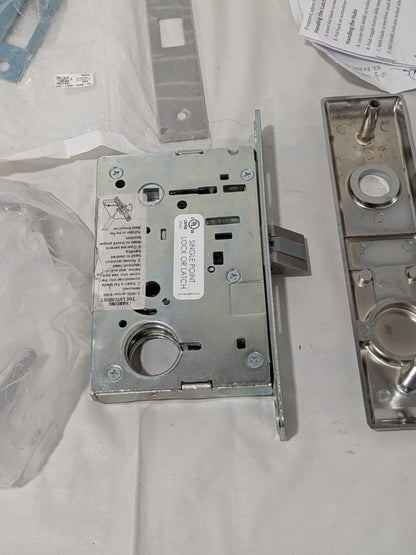 Assa Abloy Accentra for 1 3/4 to 2 1/8" Doors, Satin Chrome 085330