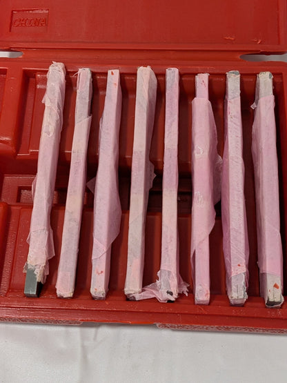 16 Pc Alloy Steel Thin Parallel Set 6" Long x 1/8" Thick 637-7030 INCOMPLETE