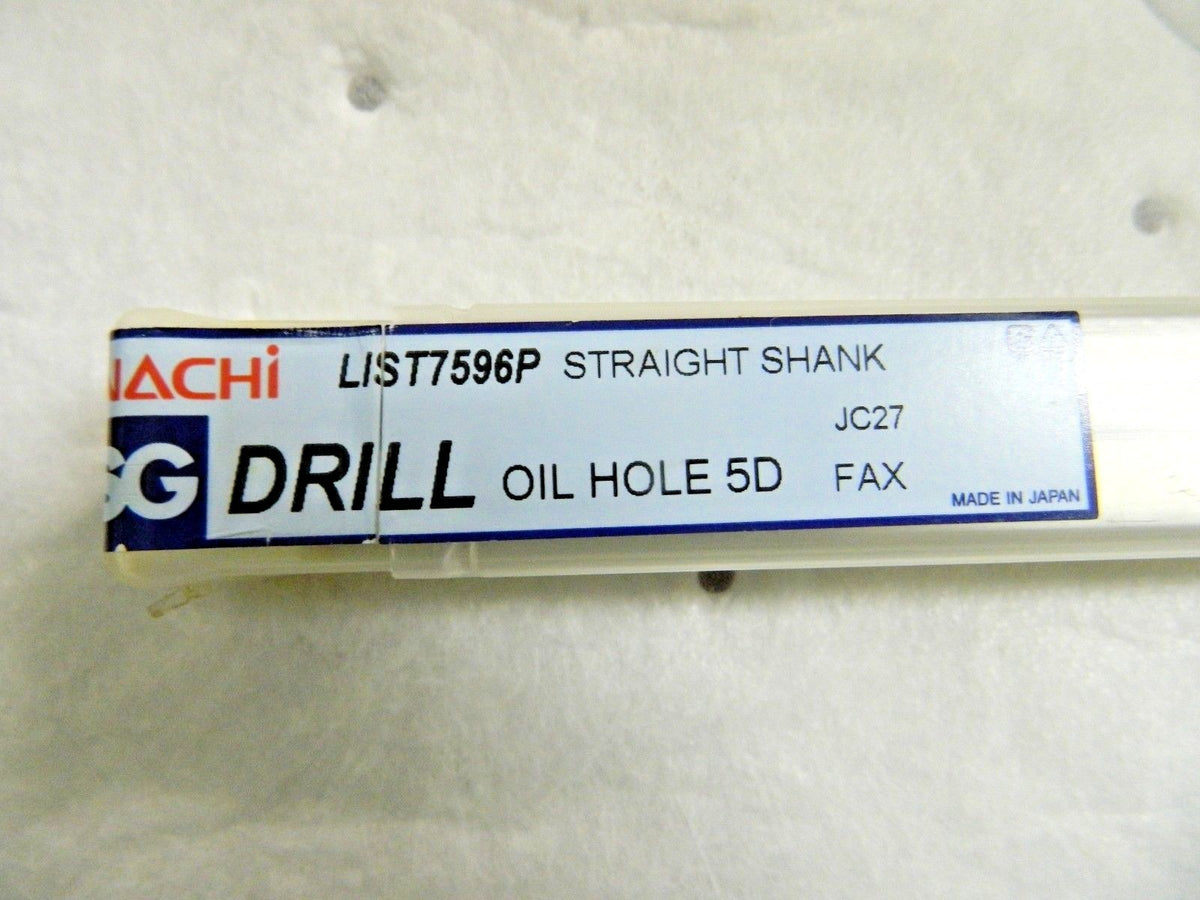 Nachi SG Oil Hole Drill HSS 18.5mm 135º List 7596P 1315020