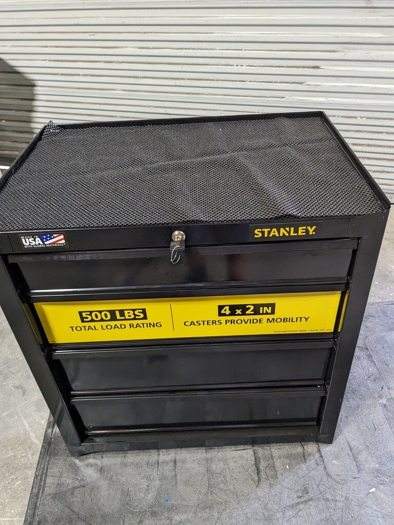 Stanley Rolling Tool Cabinet: 4 Drawers DAMAGED STST22742BK