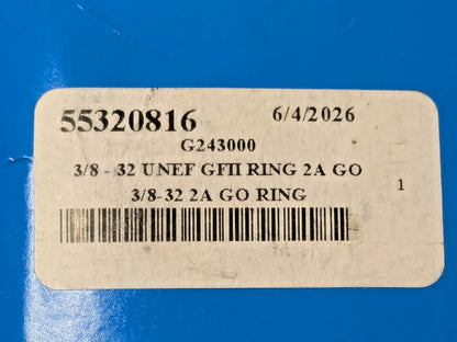 GF Gage Go Thread Ring Gage Single Ring 3/8"-32 UNEF 2A 55320816