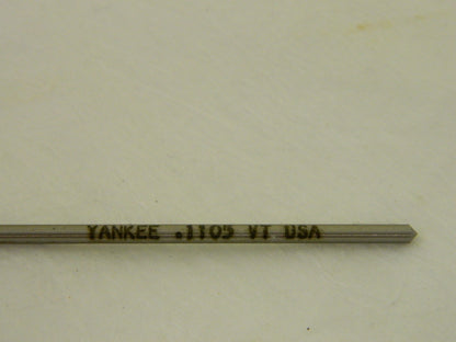Yankee 0.1105" 4 Flute High Speed Steel Chucking Reamer 72011059