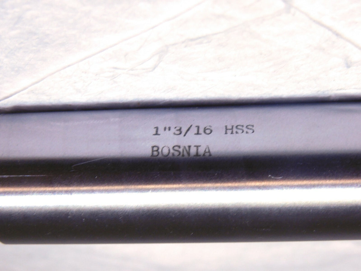 Interstate HSS Hand Reamer 1-3/16 Dia Straight Shank Spiral Fl 12 OAL 02221125