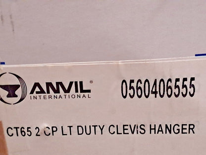 Anvil International Adjustable Clevis Hanger QTY5 2" Pipe 3/8" Rod 0560406555