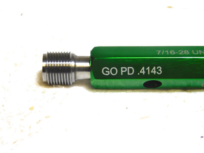 GF Gage Taperlock Thread Plug Gage 7/16-2B Class 2B Go/NoGo W0437282BS