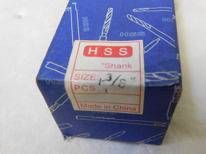 Interstate HSS Reduced Shank Drill Bit 1-3/8 Dia 1/2 Shank Dia 6.5 L 01341247