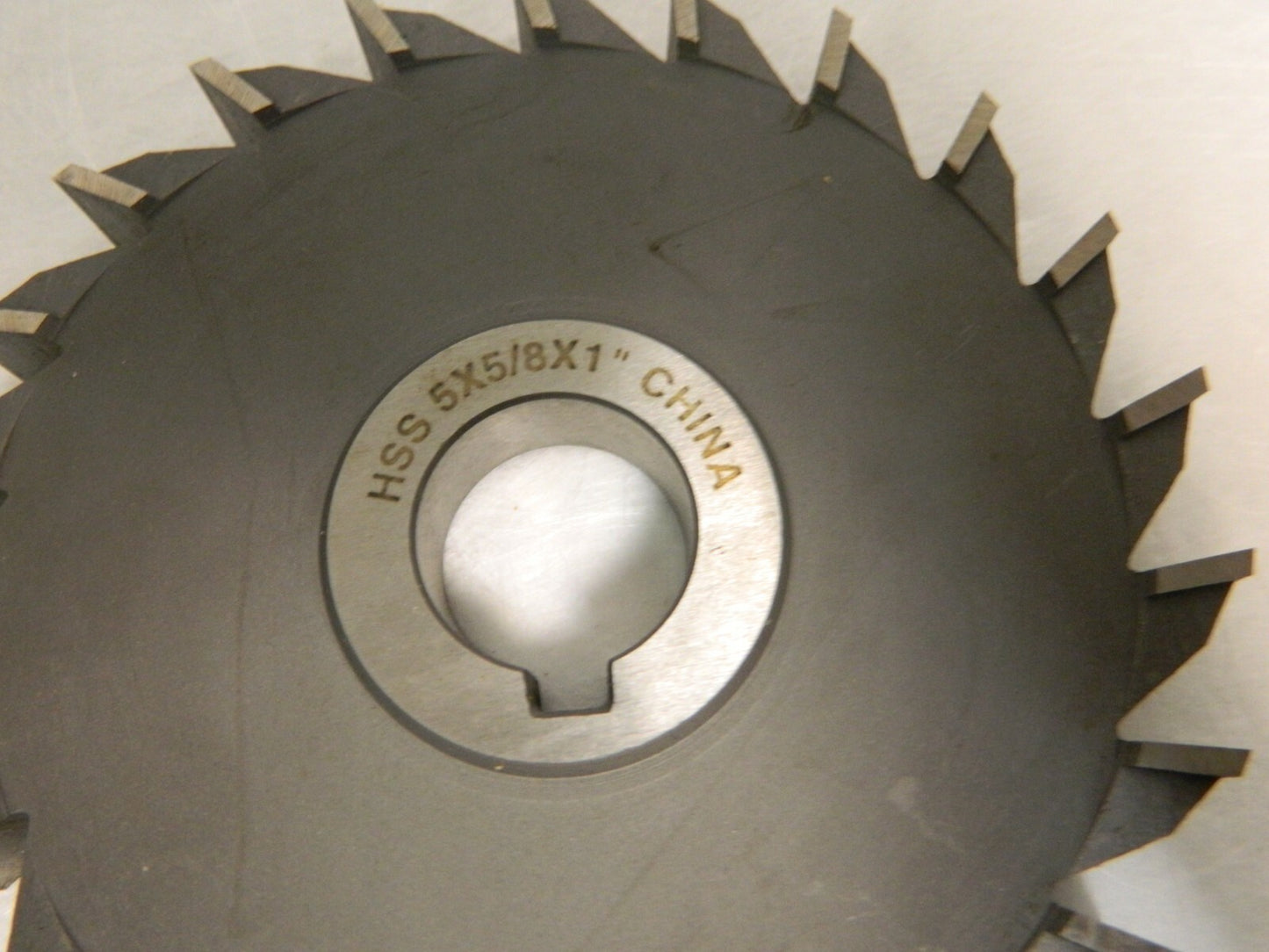 Pro 5" Diam x 5/8" Face Width Straight Tooth Side Milling Cutter 22 Te