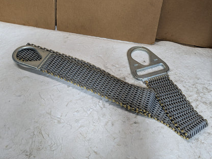 Lift-All Roughneck Wire Mesh Sling 4 Ft. x 6 In. Triangle and Choker 6T110X4