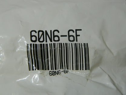 Parker 3/8"NPT Steel Hydraulic Hose Valved Nipples Qty 4  60N6-6F