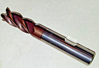 Guhring Corner Chamfer End Mill 1/2" Dia 1" LOC 4 FL Carbide 9067570127000