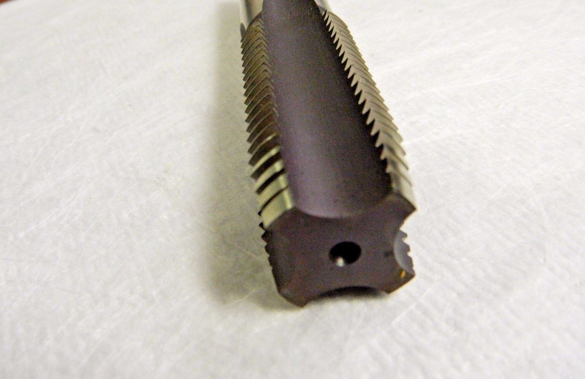 Hertel Hand STI Tap HSS Bright 1-8 UNC H6 4FL Plug Chamfer 07683204