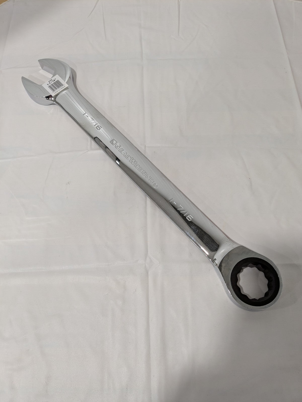 GEARWRENCH Combination Wrench: 1-7/16" Head Size, 15 deg Offset 9040