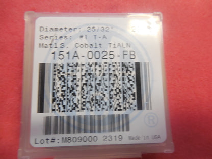 Allied Machine &amp; Engineering Cobalt TiAlN Drill Inserts Qty.2 151A-0025-FB