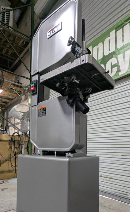 JET 14" Metal & Wood Vertical Bandsaw J-8201K 115/230V 1HP  Step Pulley/Gearbox