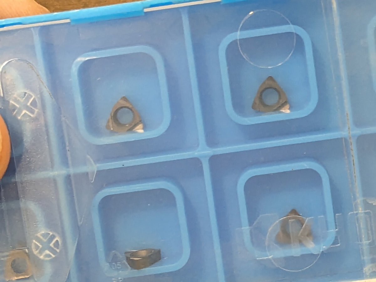 KYOCERA Turning Inserts 10ct WBGT1211LF TN60 Cermet 80 ° Trigon TSJ03720
